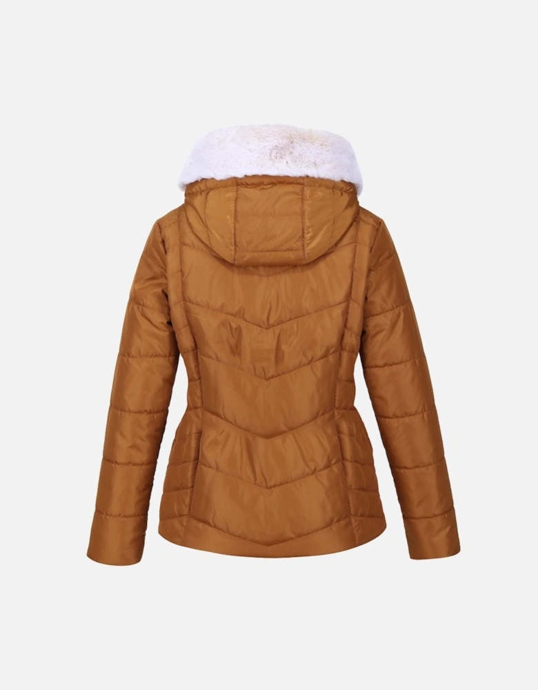 Womens Wildrose Padded Insulated Hooded Jacket Coat