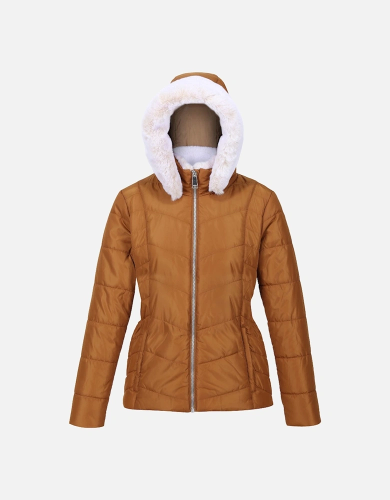 Womens Wildrose Padded Insulated Hooded Jacket Coat