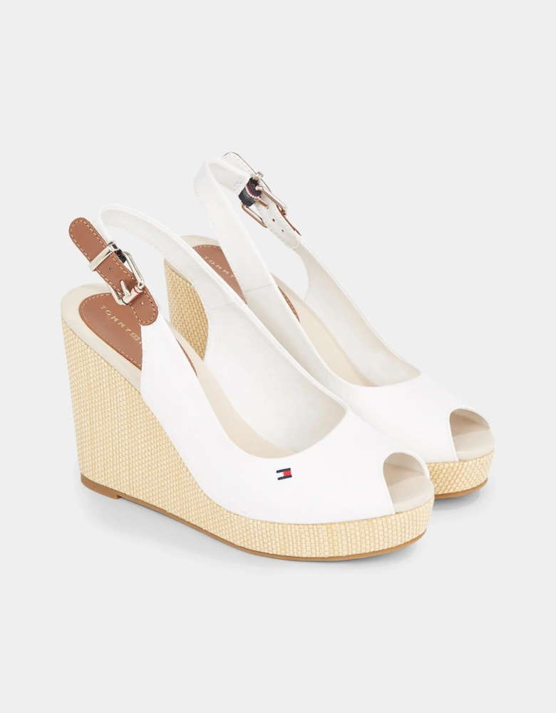 Iconic Elena Sling Back Wedge