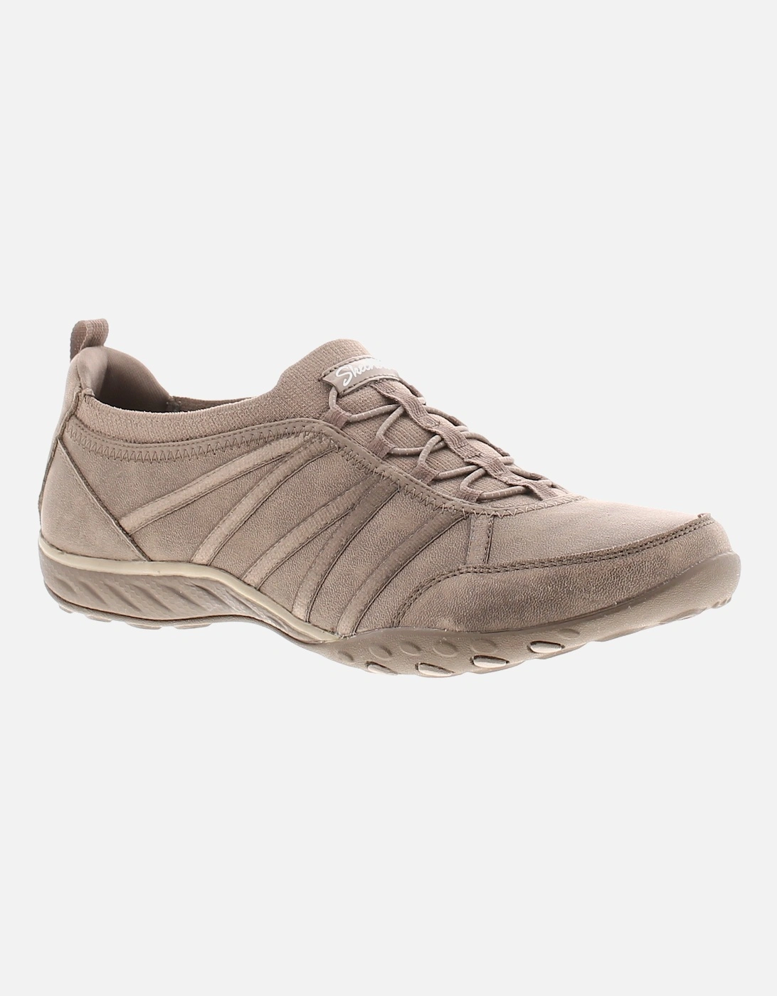 Womens Trainers Breathe Easy Remember Me Lace Up dark taupe UK Size, 6 of 5