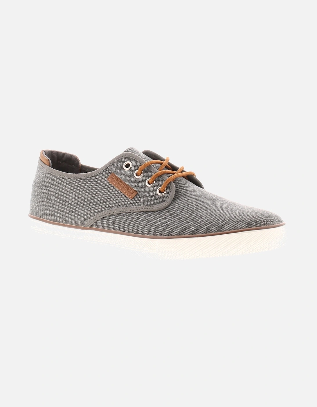 Mens Canvas Shoes Thistle grey UK Size, 6 of 5