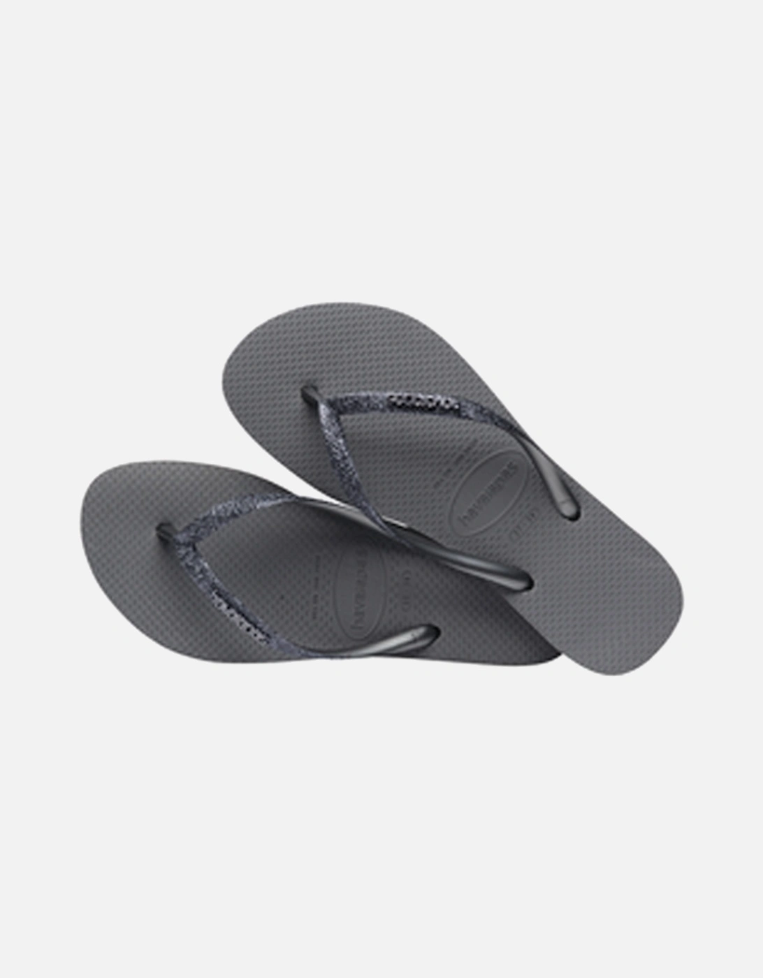 Women's Slim Glitter II Flip Flop Grey/Graphite