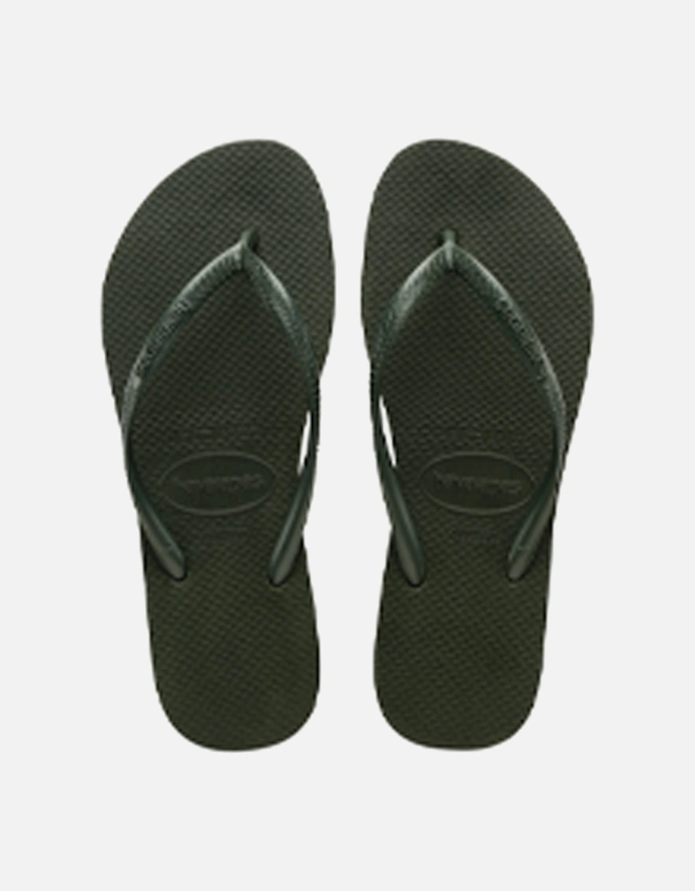 Women's Slim Core Flip Flop Green Olive