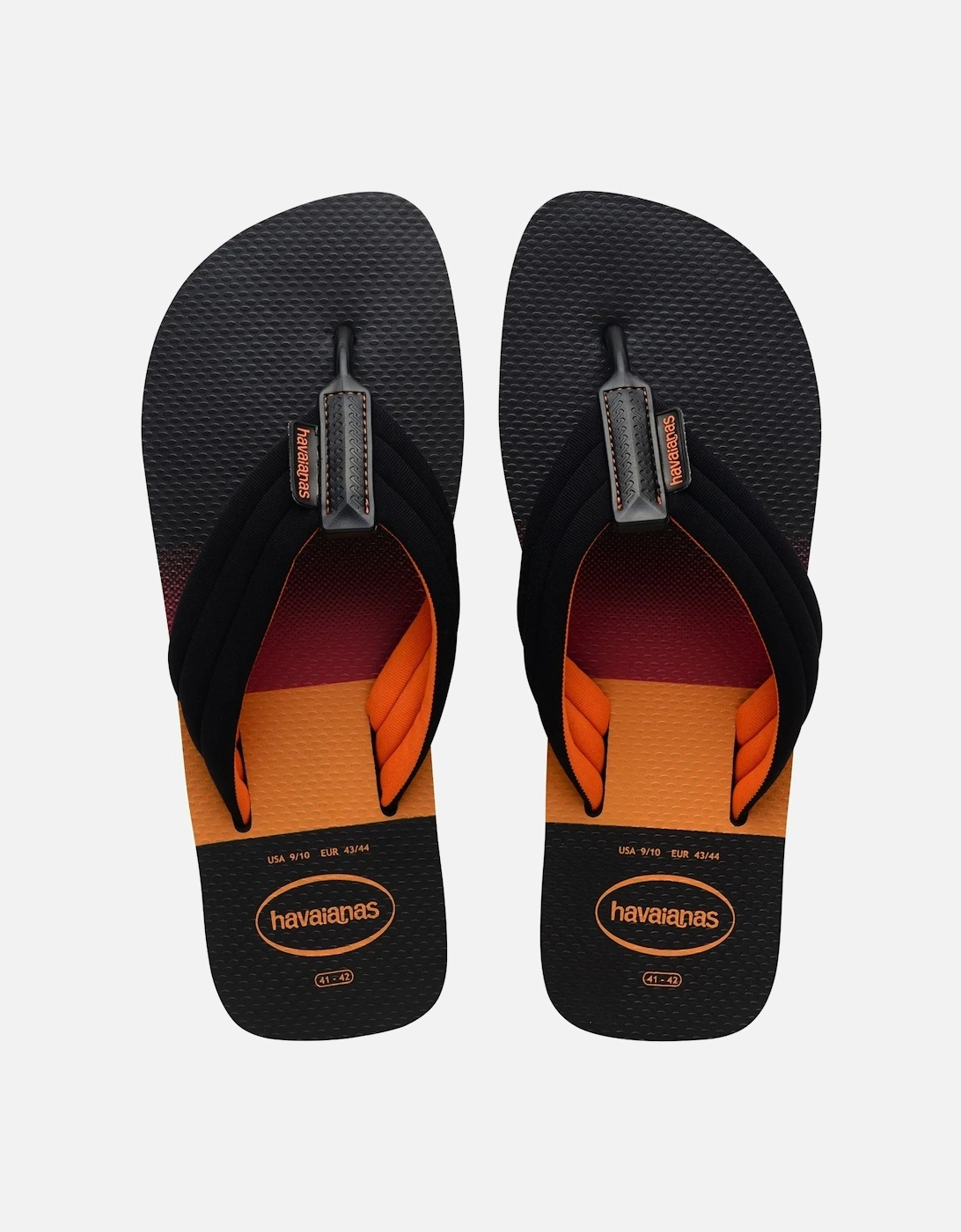 Mens Urban Print Summer Flip Flops