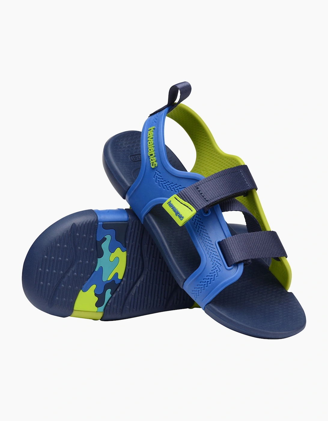 Boy's Havaianas Kids Play Active Adventure Hook & Loop - Navy Blue - Size: 13K