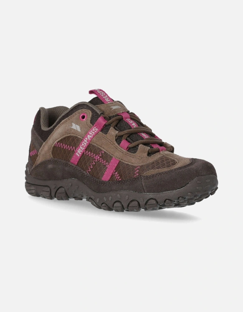 Womens Fell Breathable Walking Shoes - Coffee