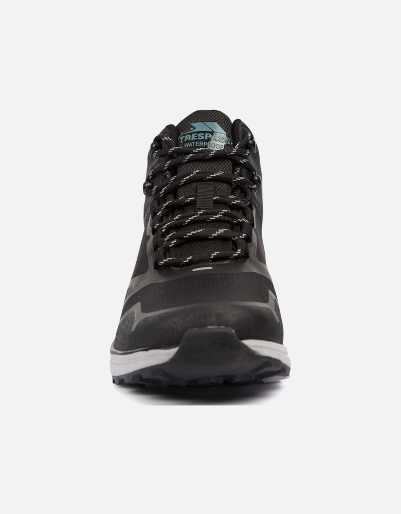 Mens Evander Waterproof Mid Rise Walking Boots - Black