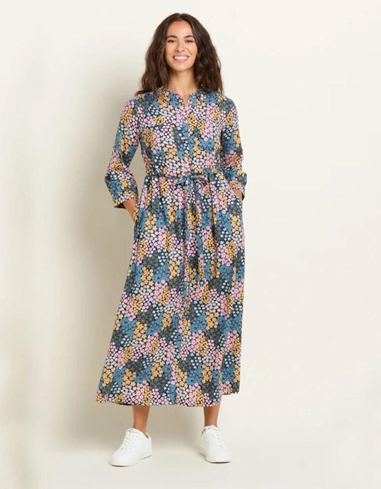 Women's Wildflower Meadow Shirt Dress Multi