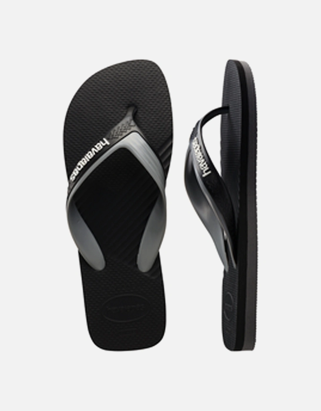 Men's Dual Flip Flop Black/Steel Grey