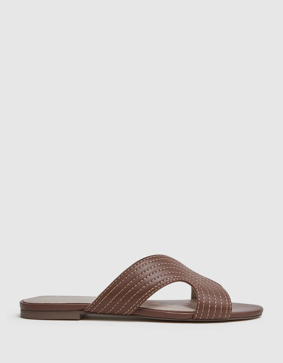 Leather Slip-On Sandals, 2 of 1