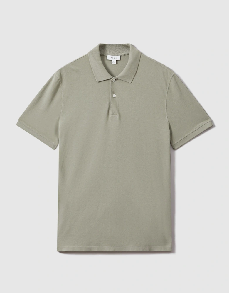 Garment Dyed Cotton Polo Shirt