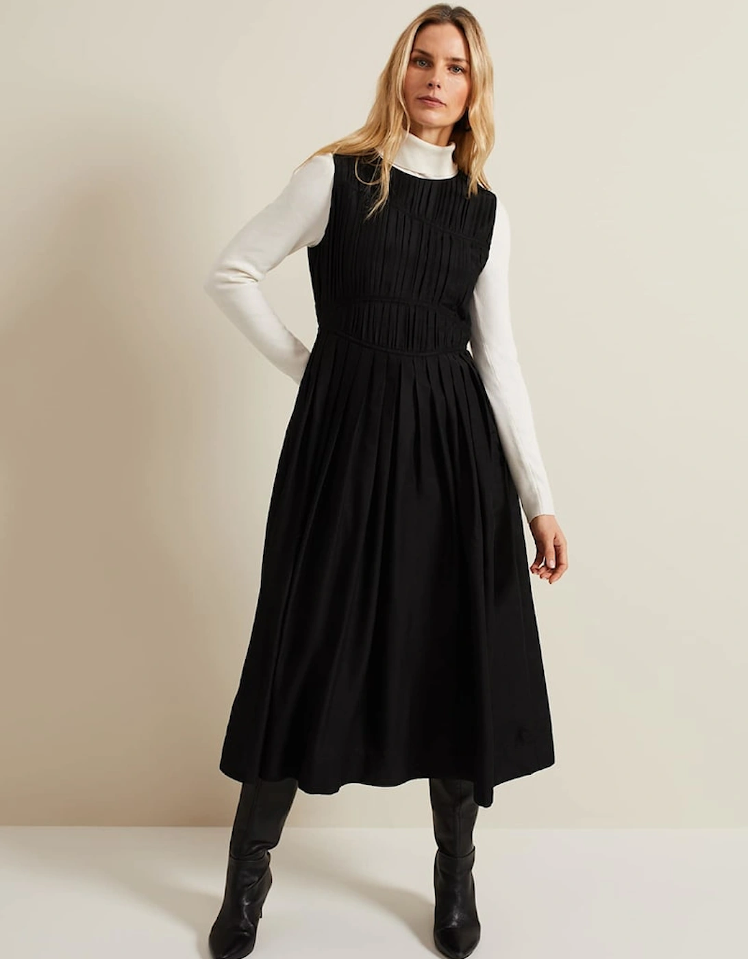 Nala Black Bodice Mini Dress, 8 of 7