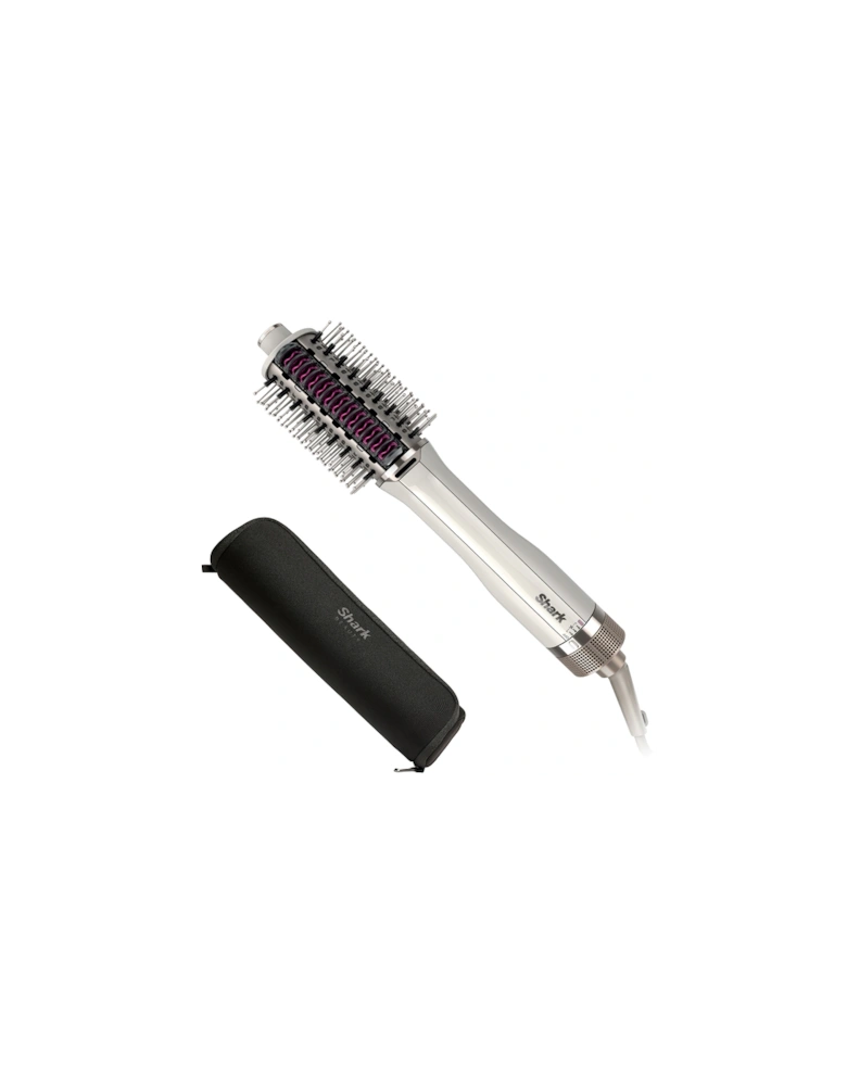 Beauty SmoothStyle Hot Brush and Smoothing Comb with Storage Bag