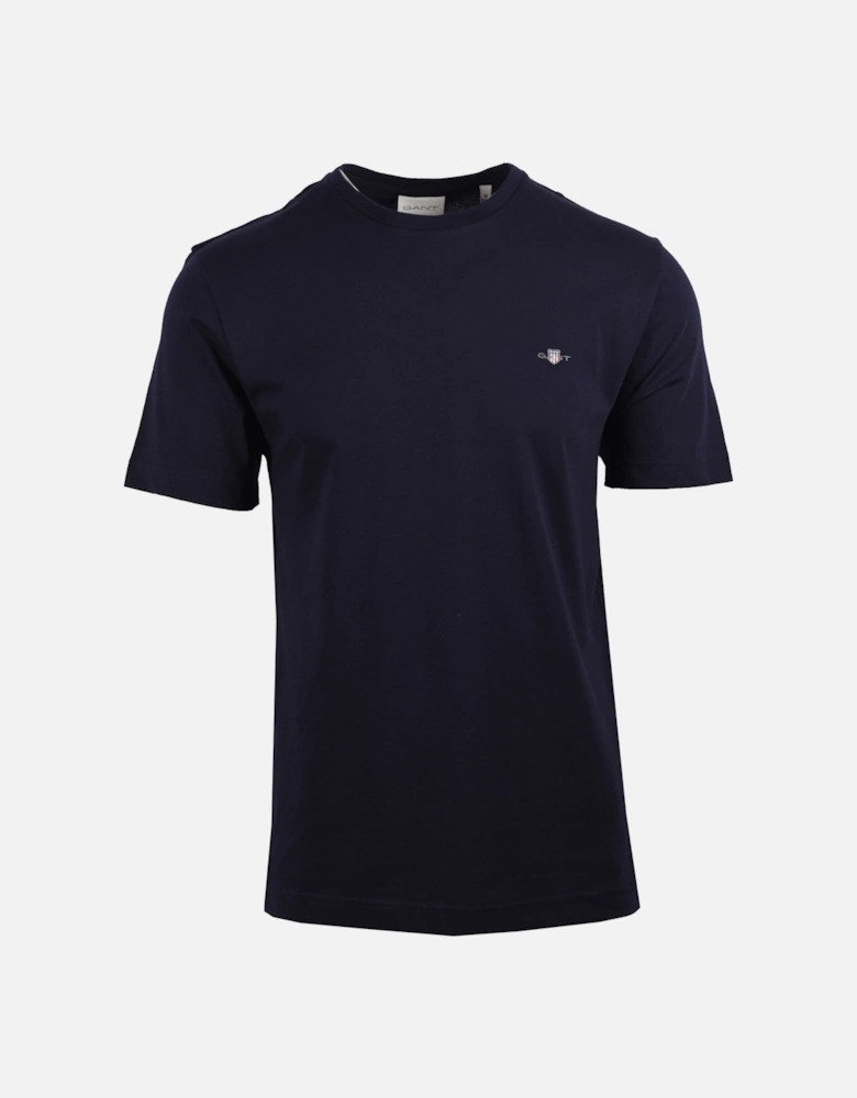 Reg Shield SS T-shirt Evening Blue