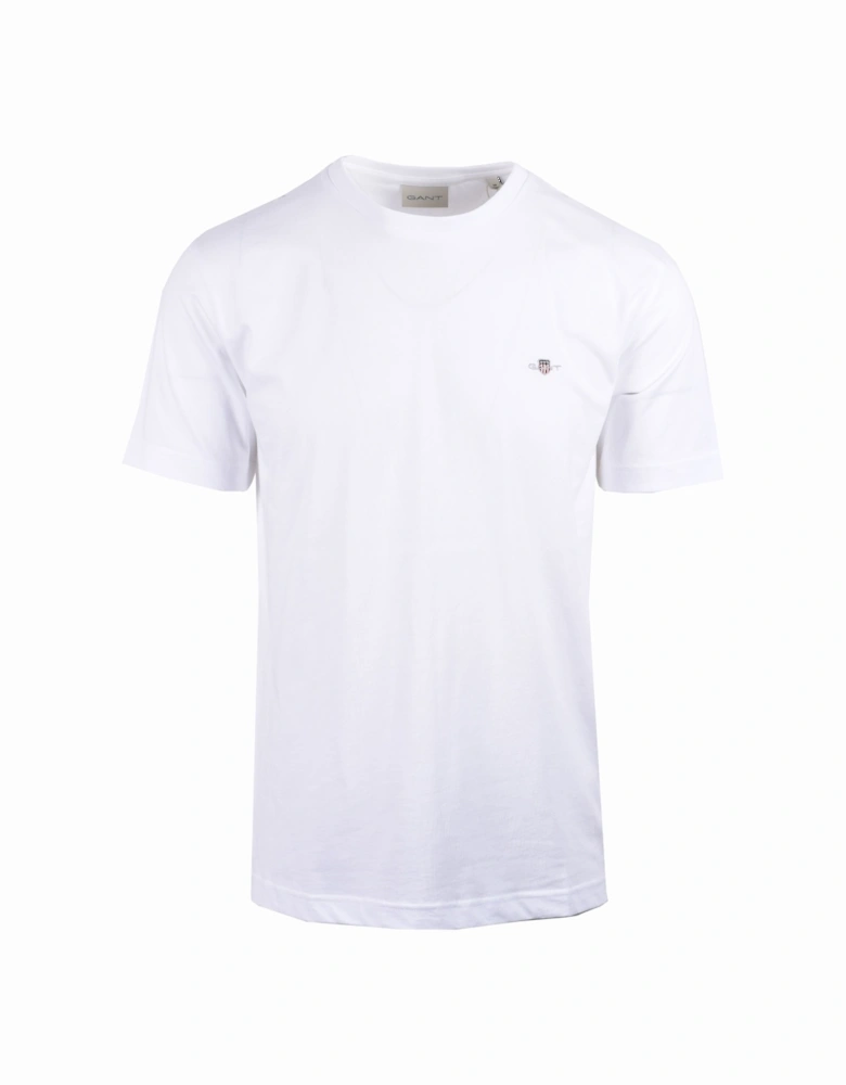 Reg Shield Ss T-shirt White