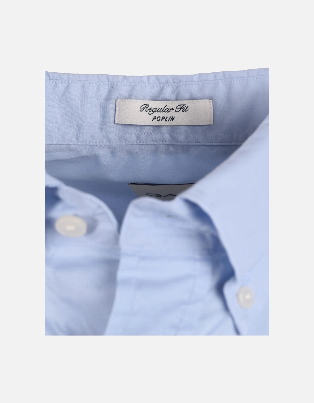 Reg Poplin Short Sleeve Shirt Light Blue