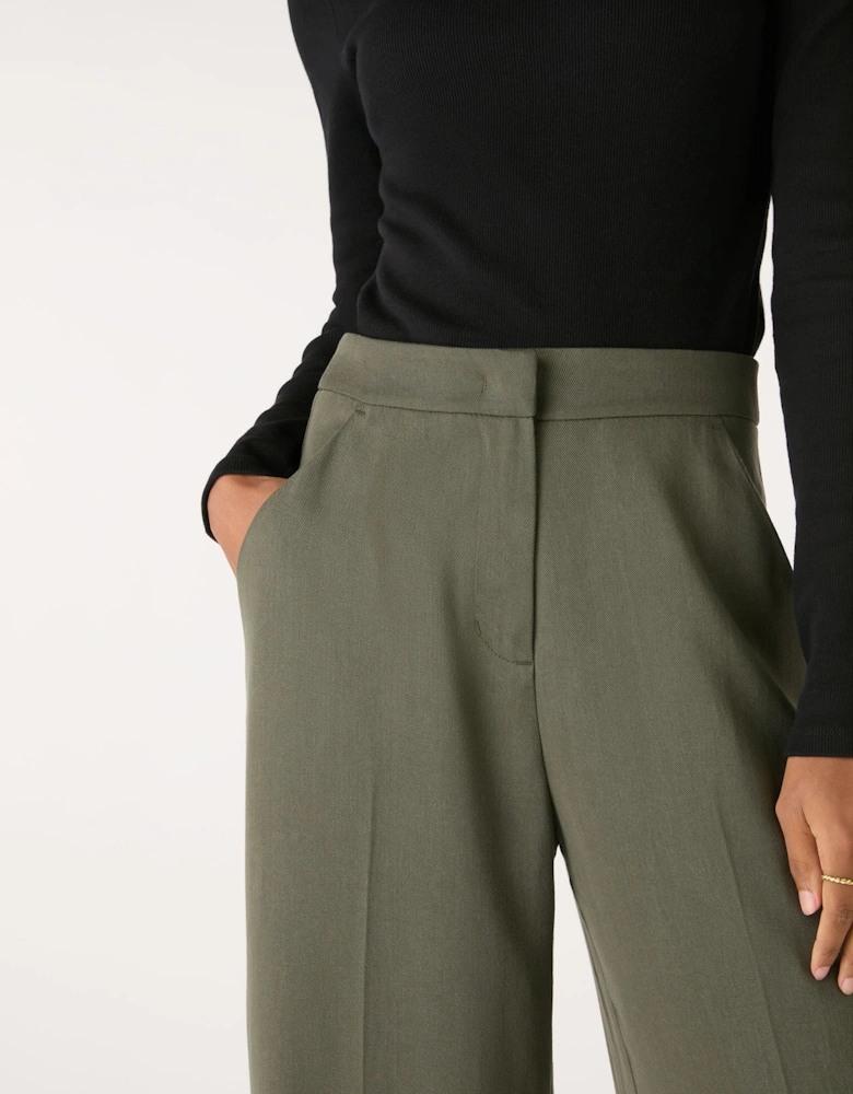 Fleet Flared Trouser in Khaki