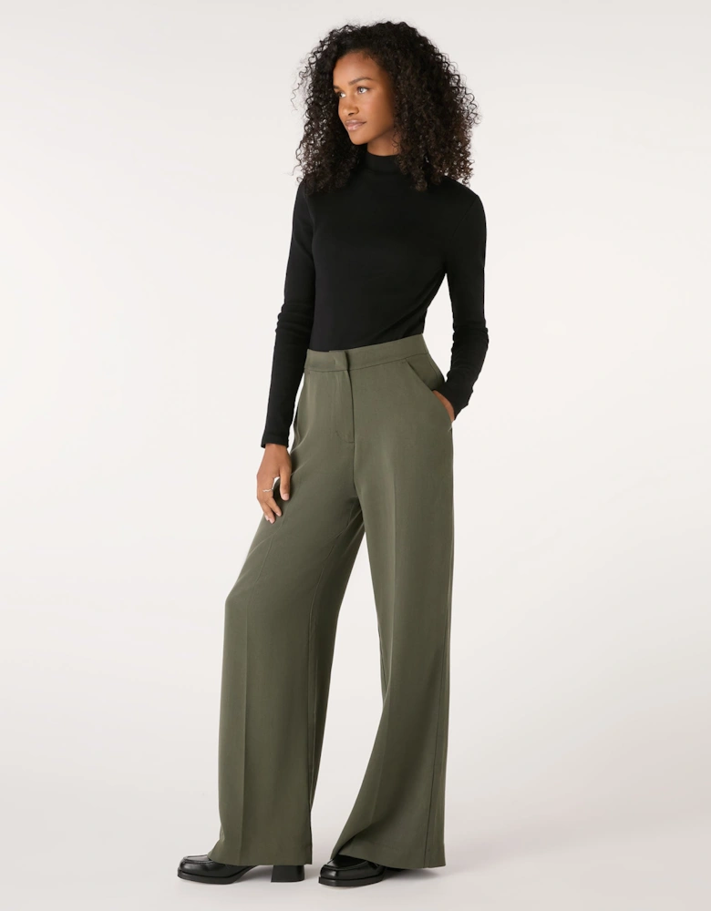 Fleet Flared Trouser in Khaki