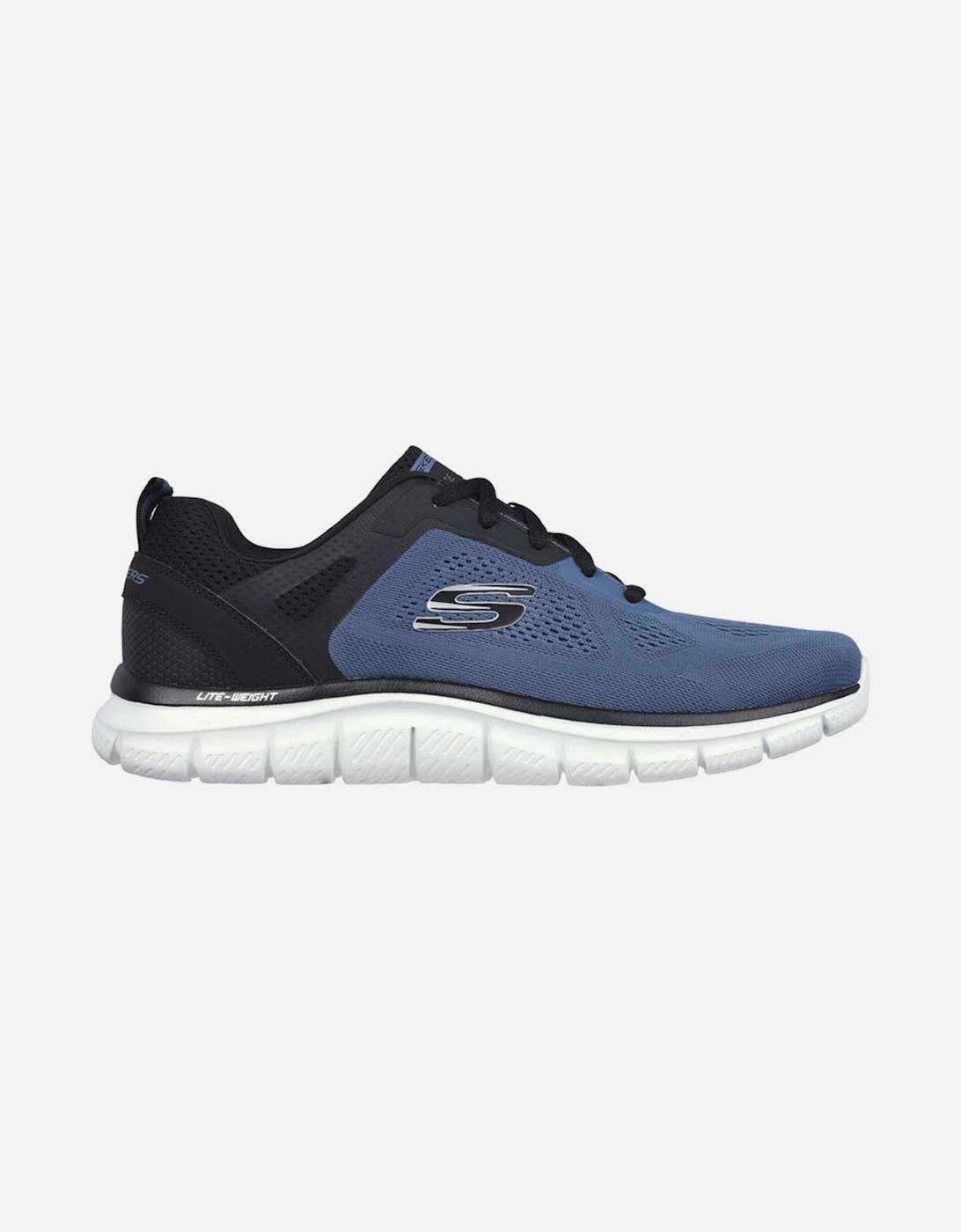 Mens Track Broader Trainers (Blue), 6 of 5