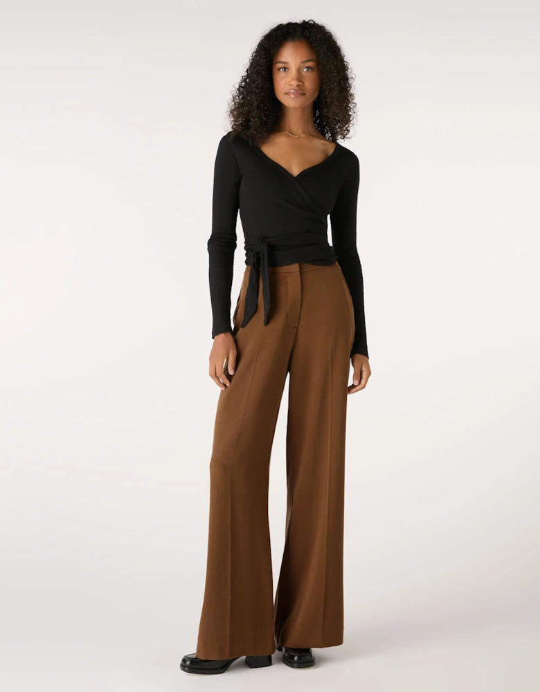 Fleet Flared Trouser in Tobacco