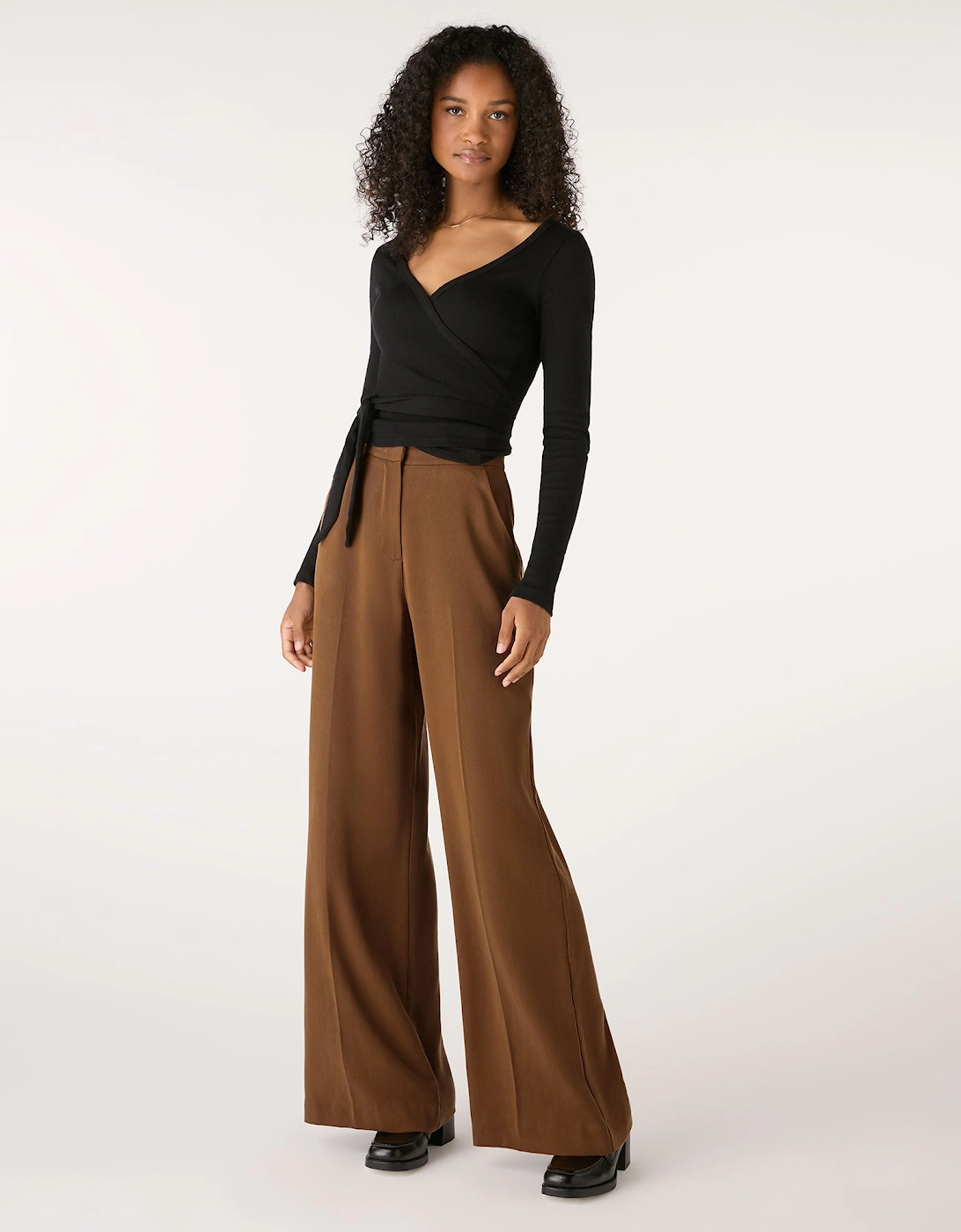 Fleet Flared Trouser in Tobacco