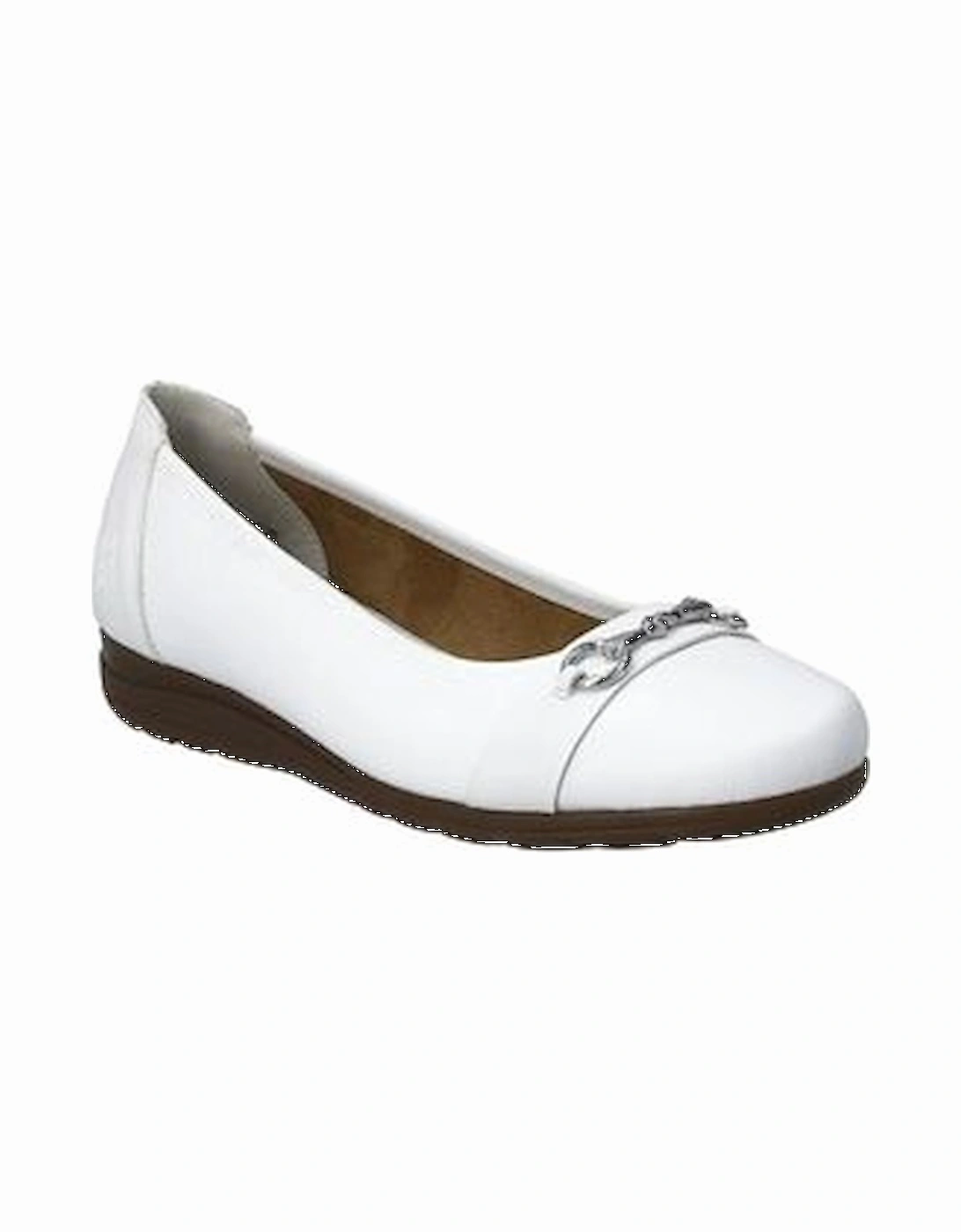L9360-80 white leather pump, 2 of 1