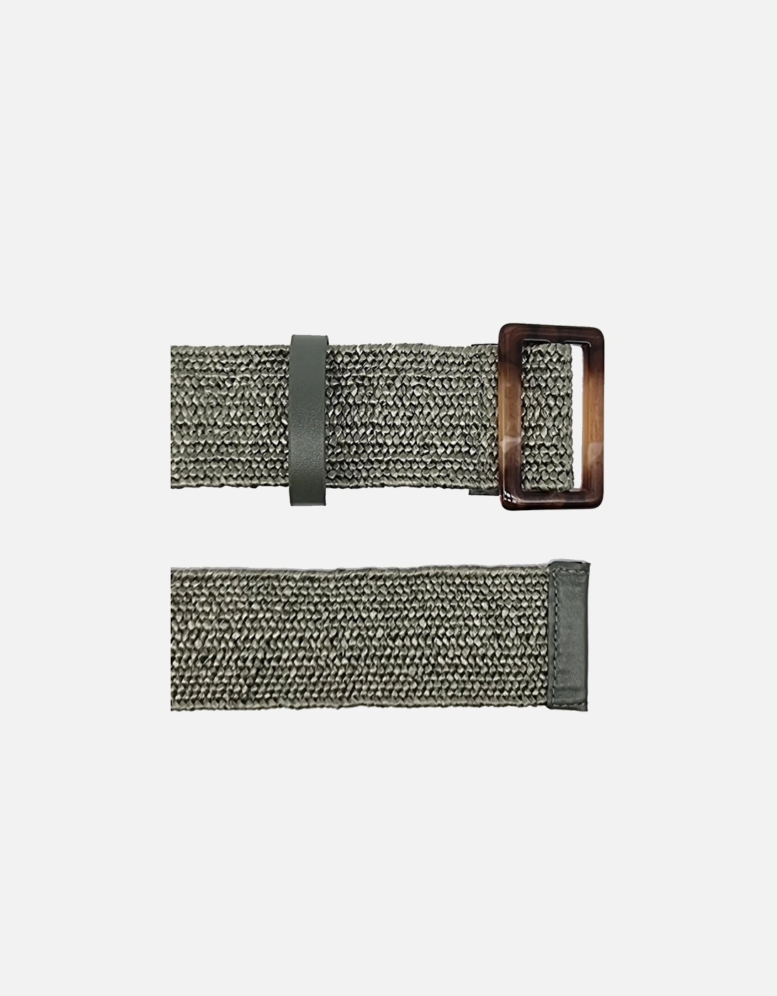 Kylie Woven Belt in Khaki