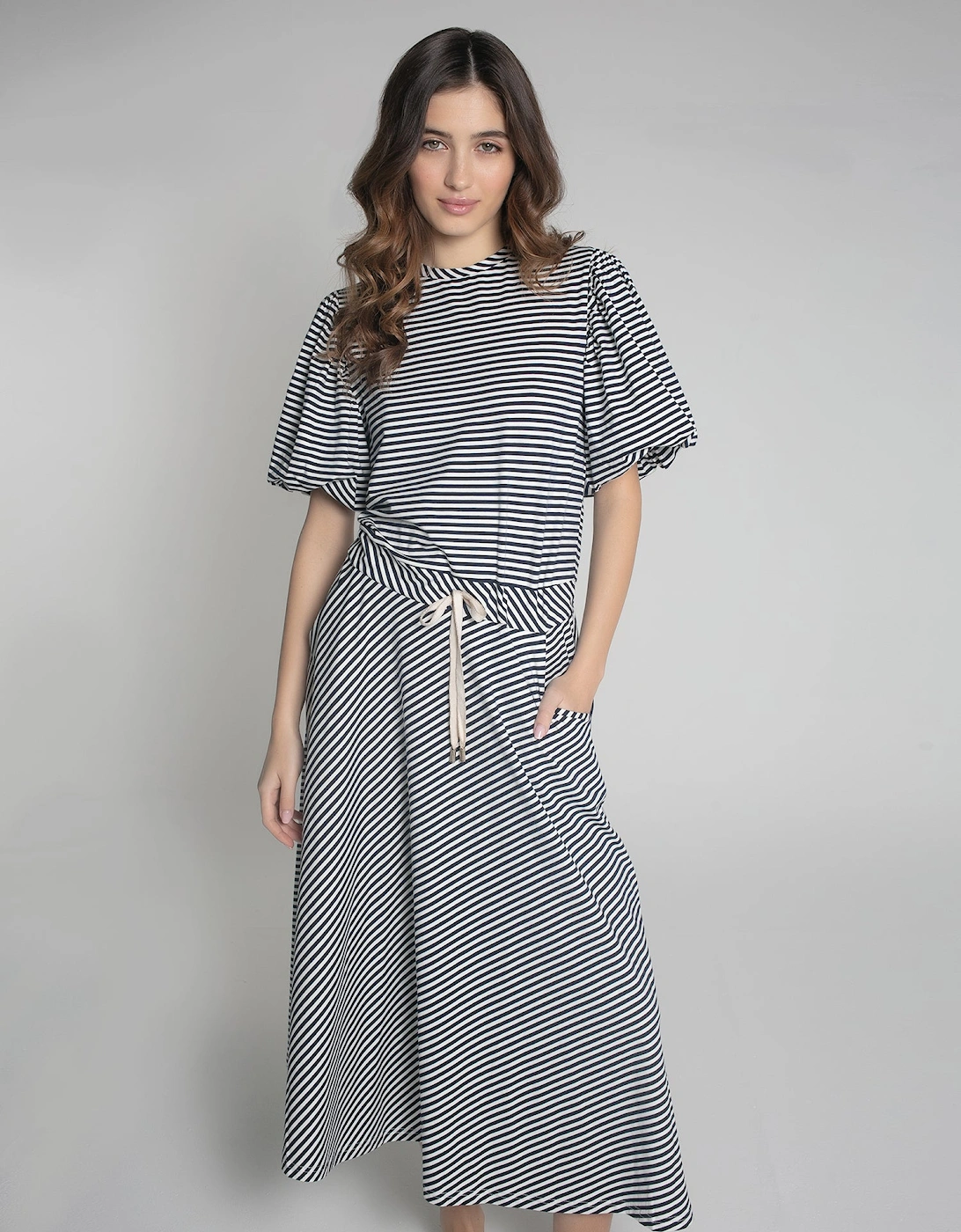 Frith Dress in Navy Mix, 6 of 5