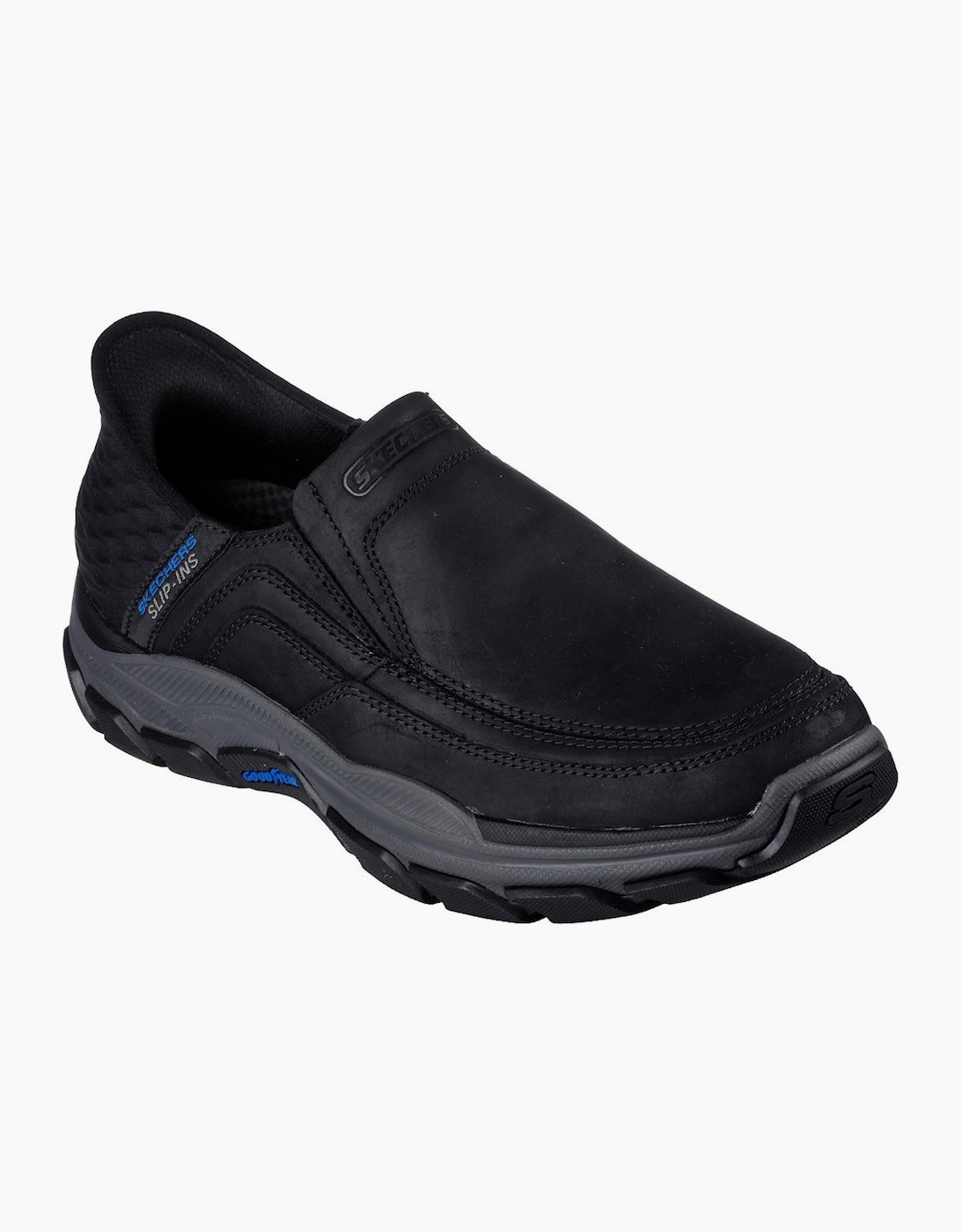 Skechers Men's Black Respected Elgin Slip On Shoes - Size: 9