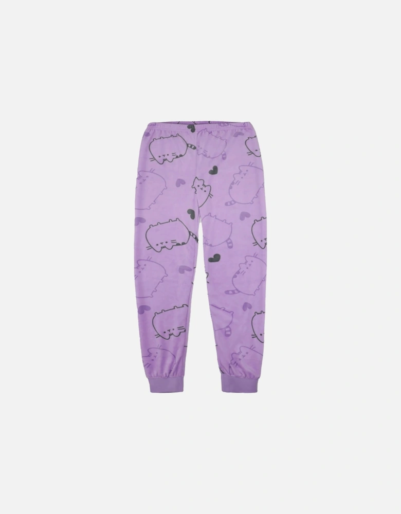 Girls All-Over Print Long Pyjama Set