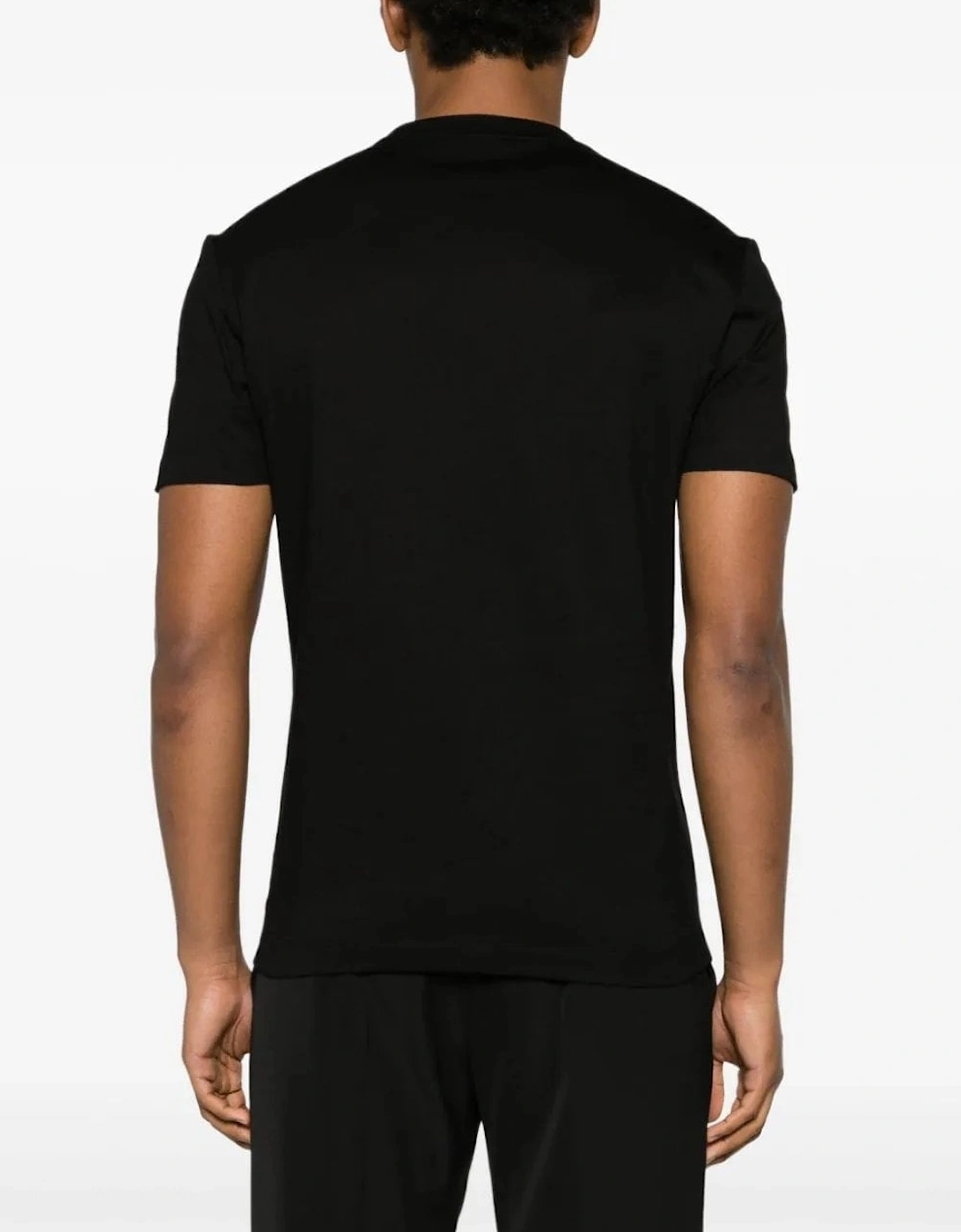 Medusa Compact Cotton T-shirt Black