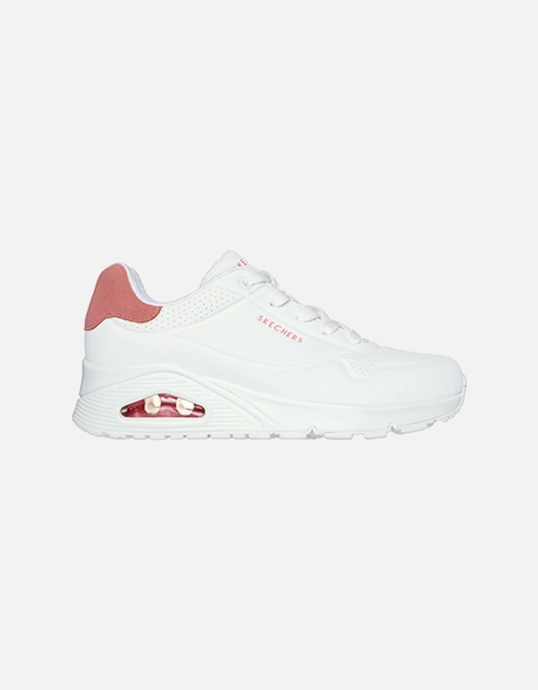 Women's Uno Pop Back Durabuck Sneaker White Coral