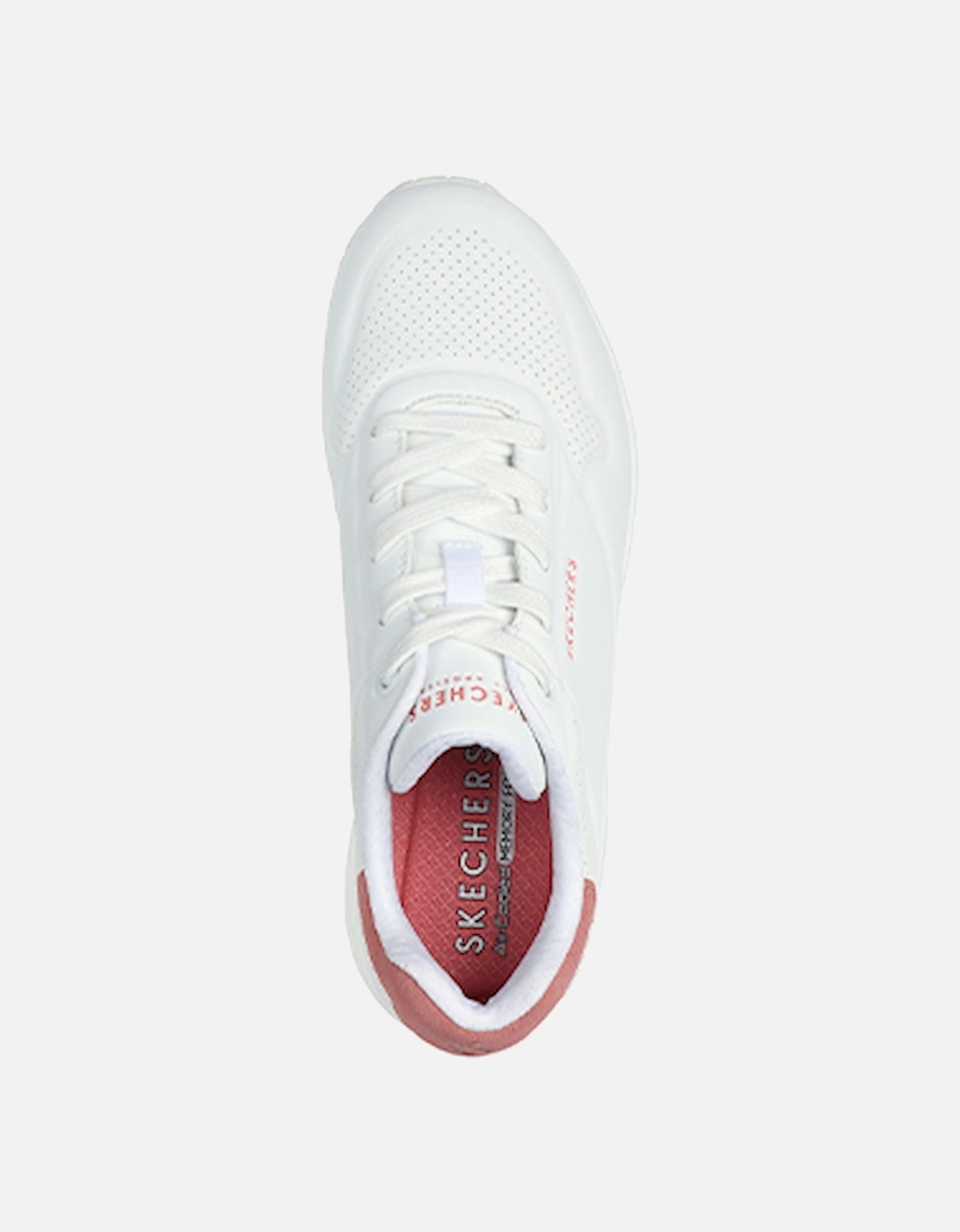 Women's Uno Pop Back Durabuck Sneaker White Coral