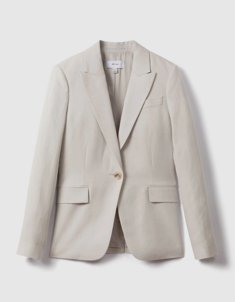 Single Breasted Suit Blazer with TENCEL™ Fibers