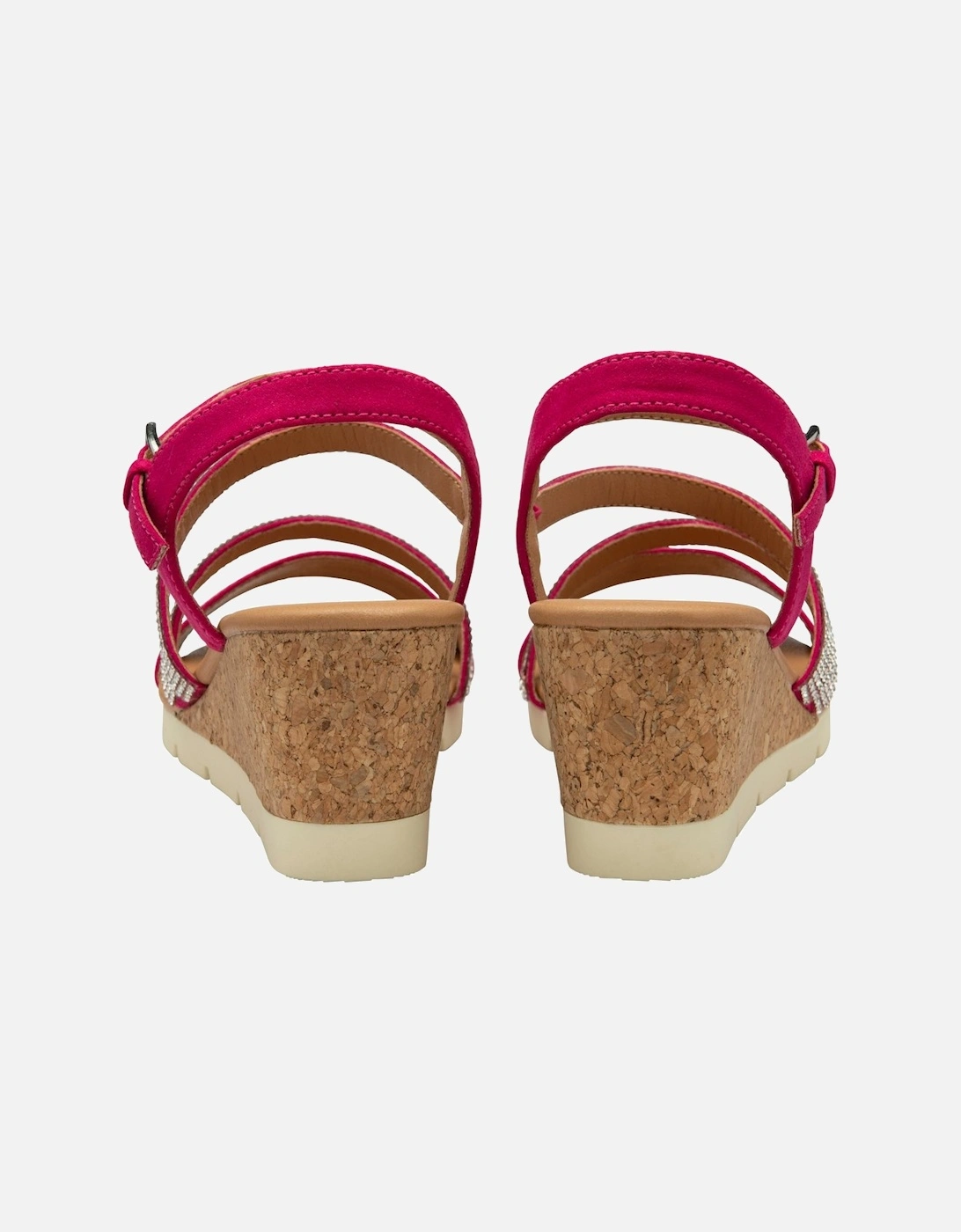 Goldie Womens Wedge Sandals