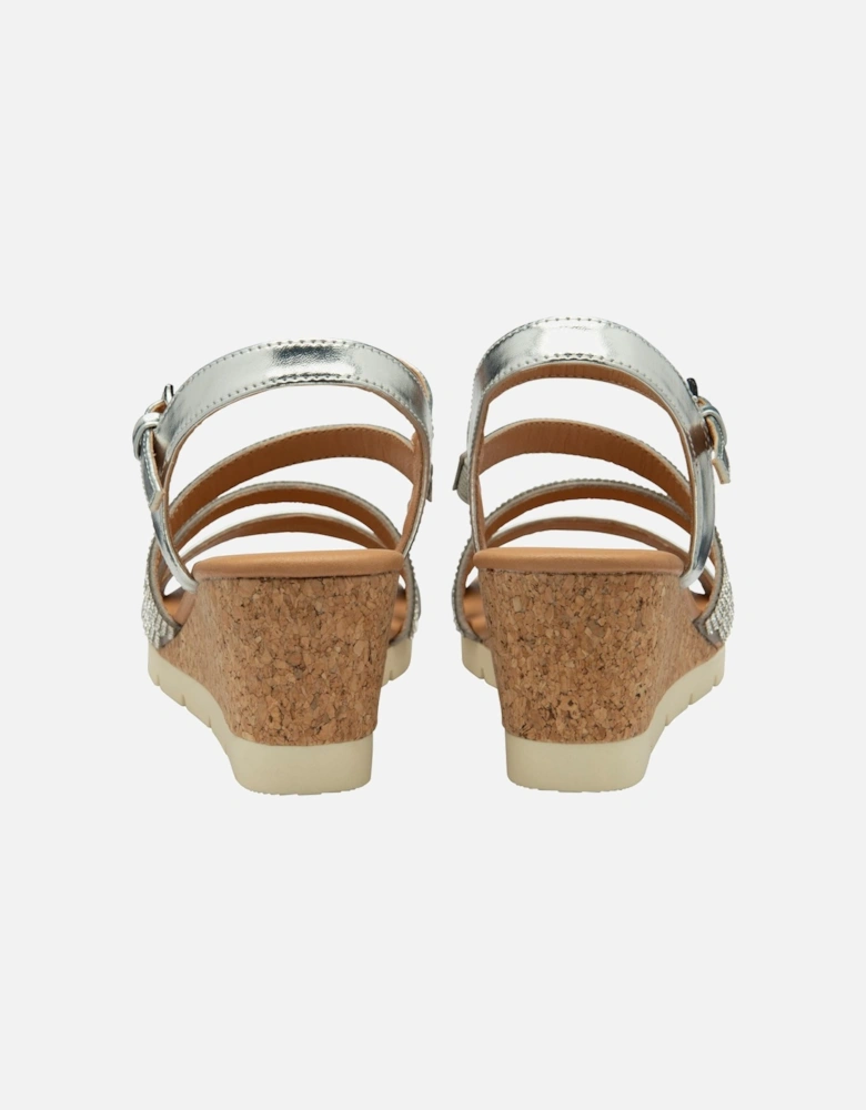 Goldie Womens Wedge Sandals