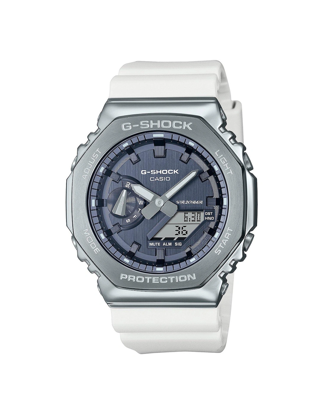 G-Shock GM-2100WS-7AER Metal Covered Blue Dial White Resin Watch, 2 of 1