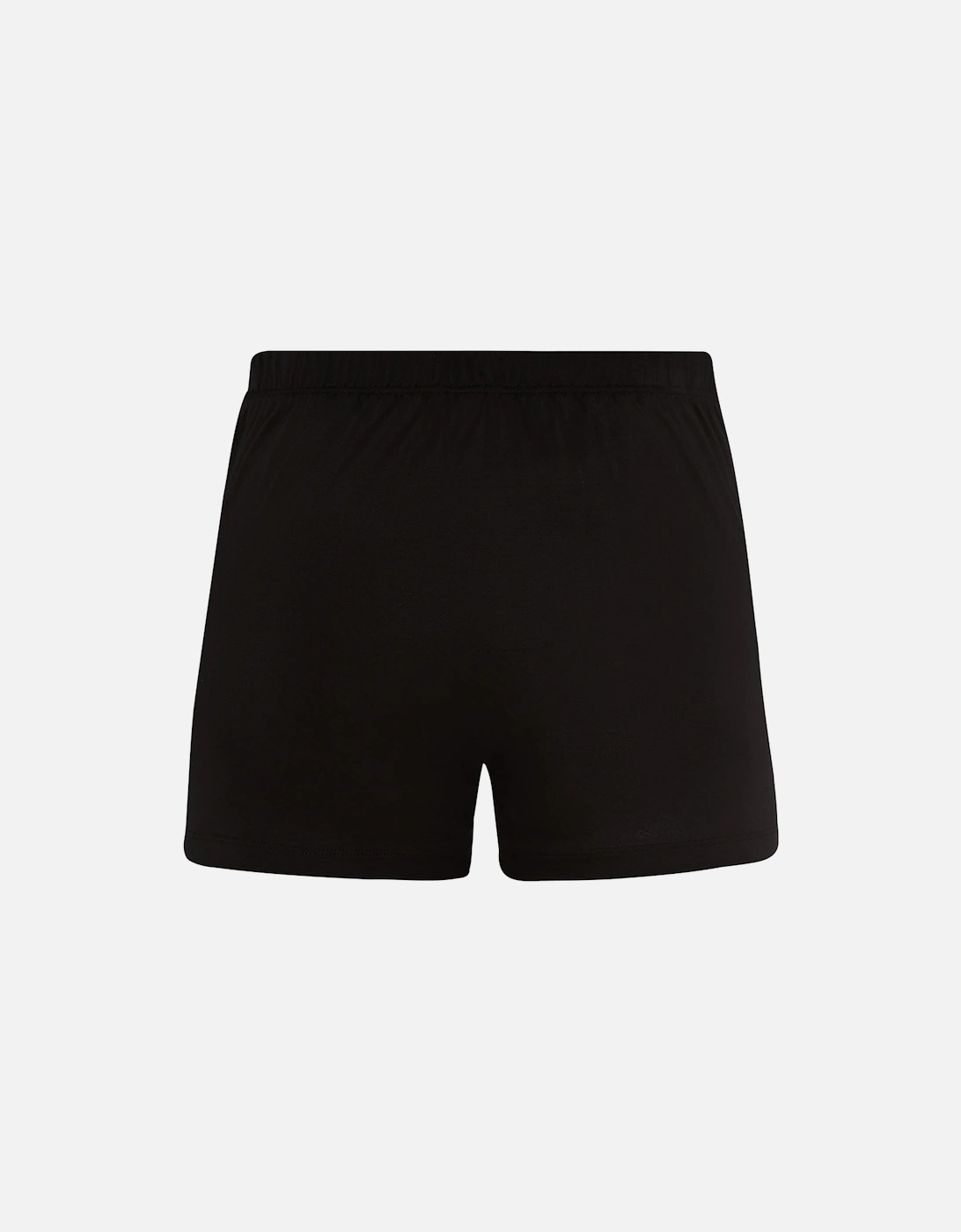 Cotton Sporty Boxer Short, Black