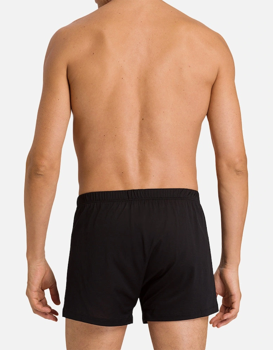 Cotton Sporty Boxer Short, Black