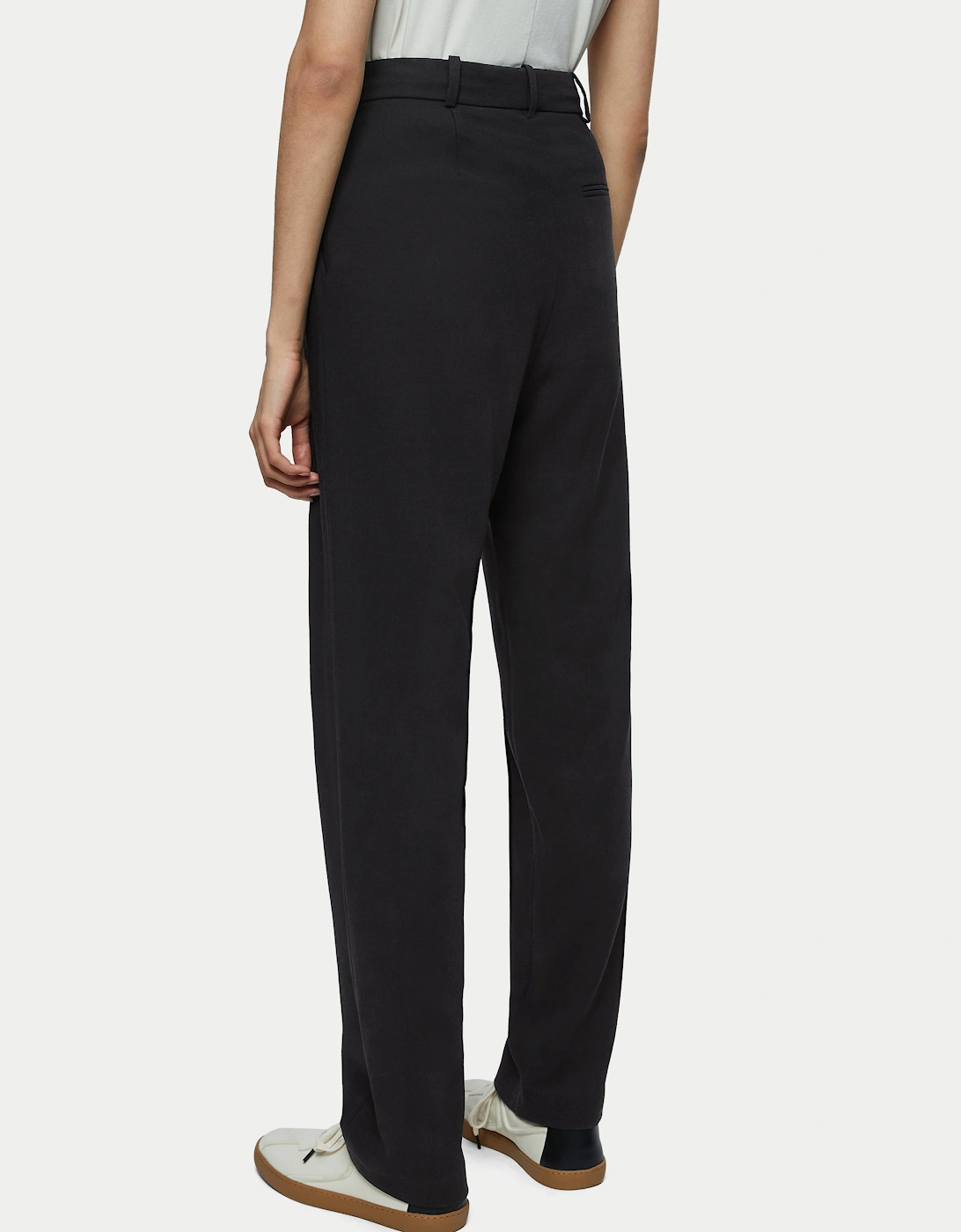 Fluid Twill Logan Trouser | Black