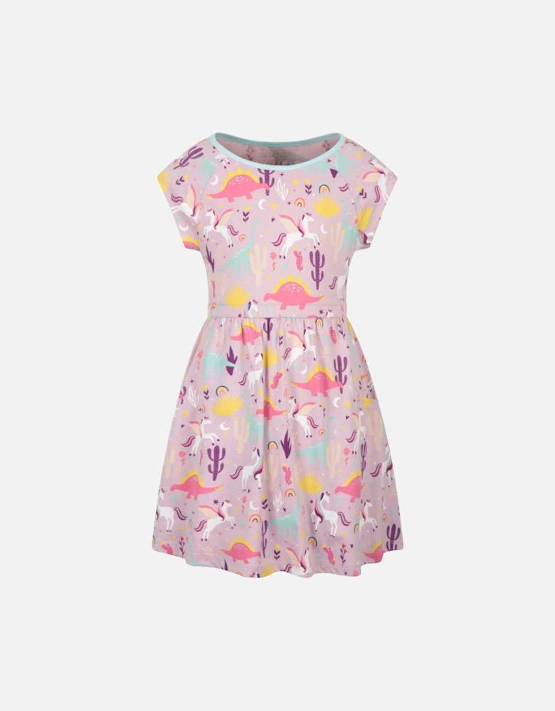 Childrens/Kids Penelope All-Over Print Dress