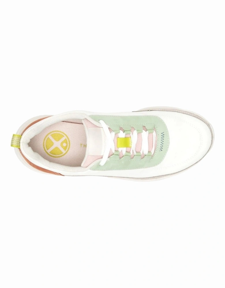 Womens/Ladies Elevate Leather Trainers