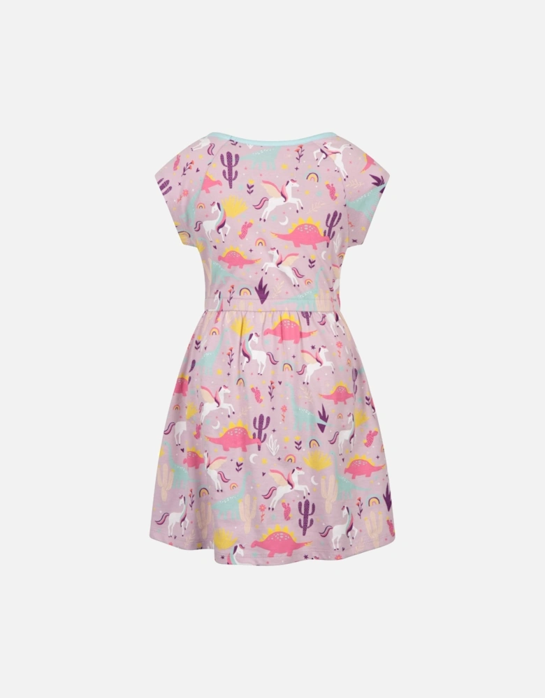 Childrens/Kids Penelope All-Over Print Dress