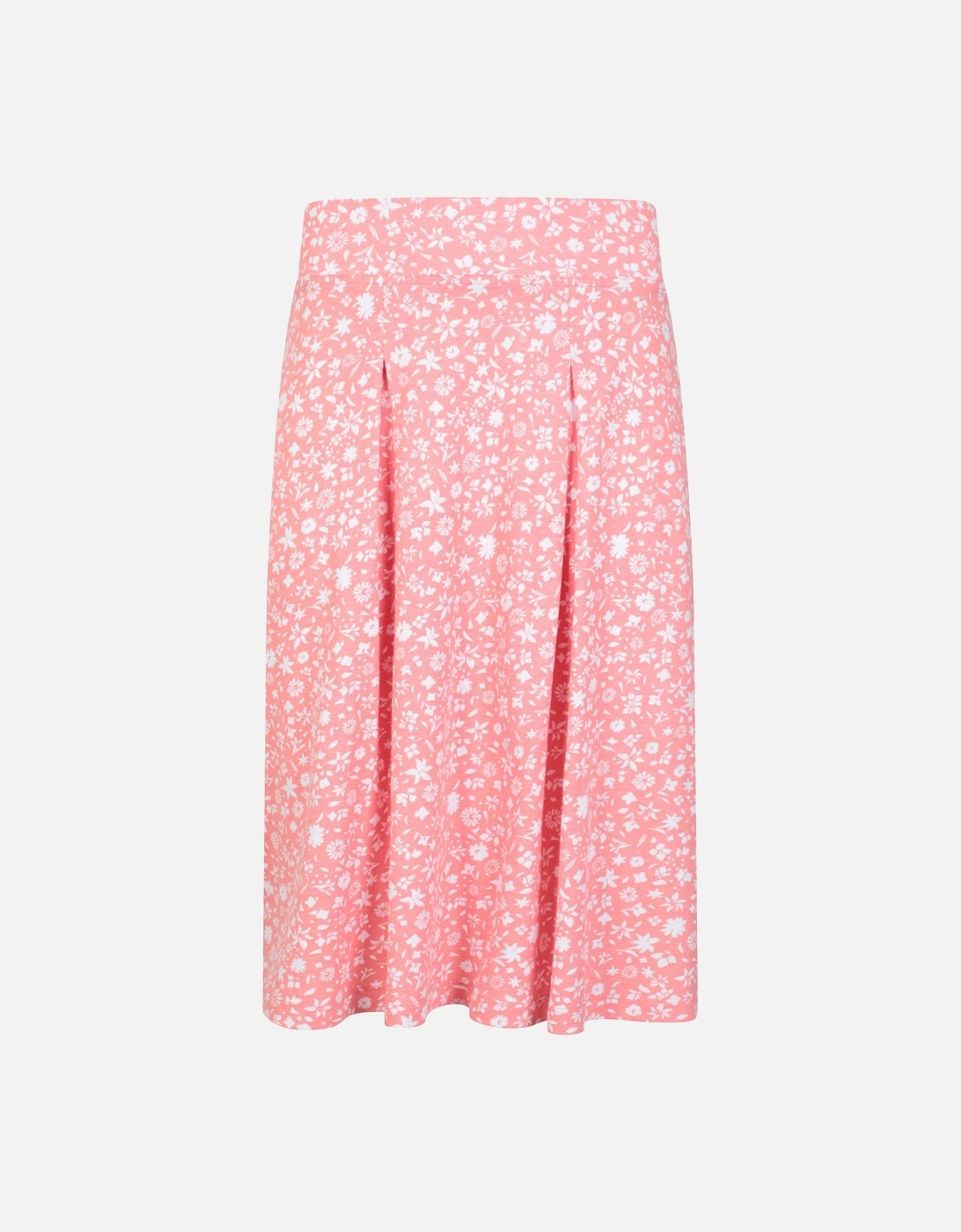 Womens/Ladies Waterfront Floral Jersey Midi Skirt, 5 of 4