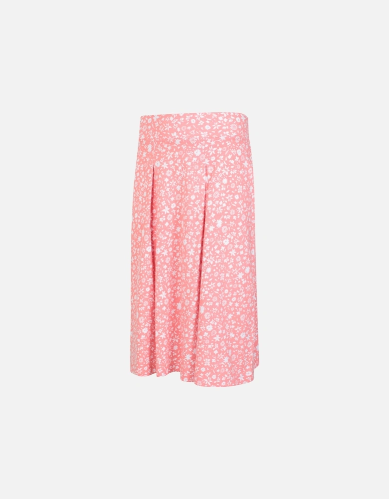 Womens/Ladies Waterfront Floral Jersey Midi Skirt