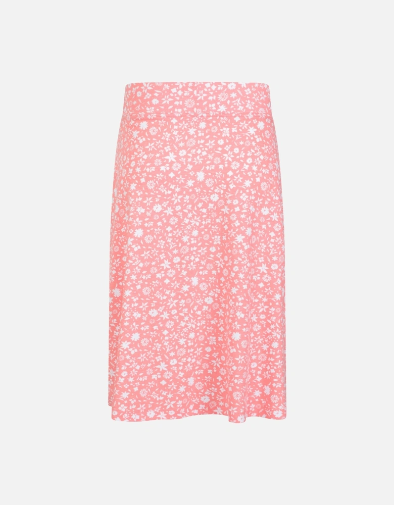 Womens/Ladies Waterfront Floral Jersey Midi Skirt