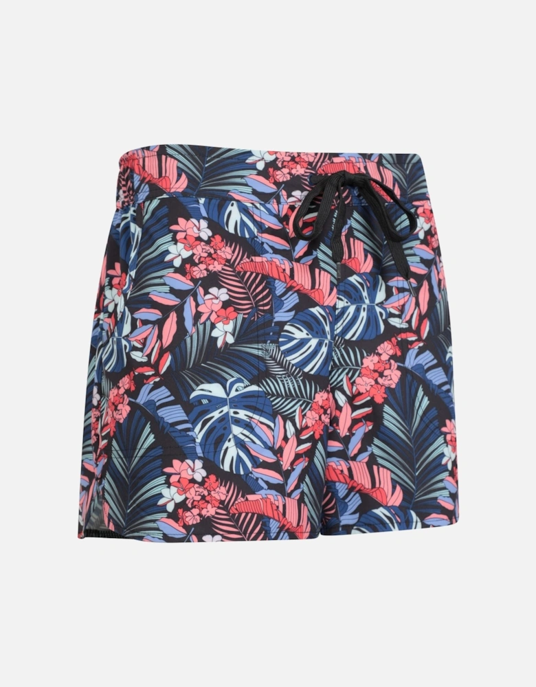 Womens/Ladies Floral Stretch Boardshorts