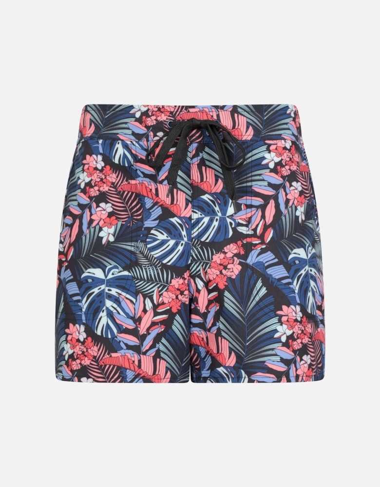 Womens/Ladies Floral Stretch Boardshorts