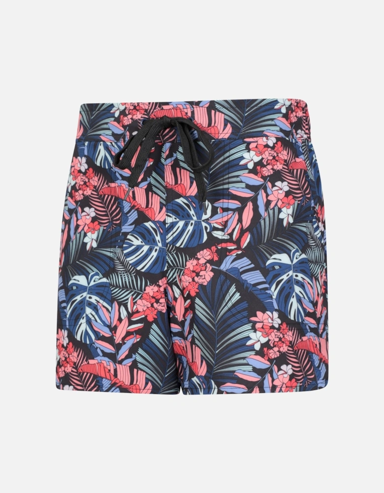 Womens/Ladies Floral Stretch Boardshorts