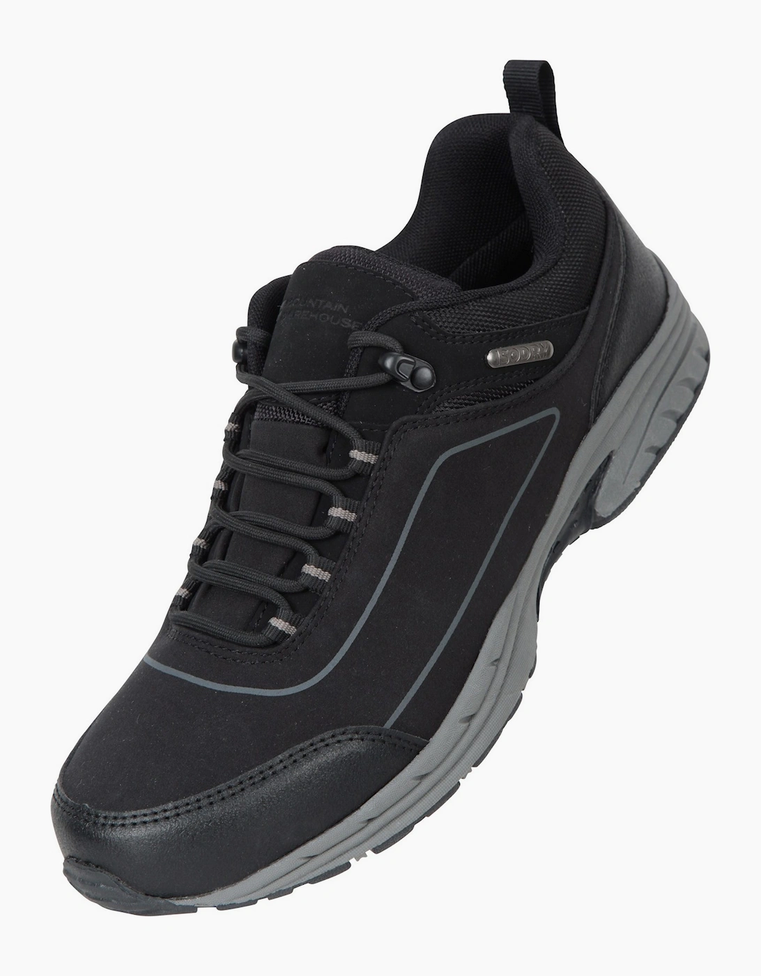 Mountain Warehouse Men's Grey Ramble Softshell Waterproof Trainers - Size: 9